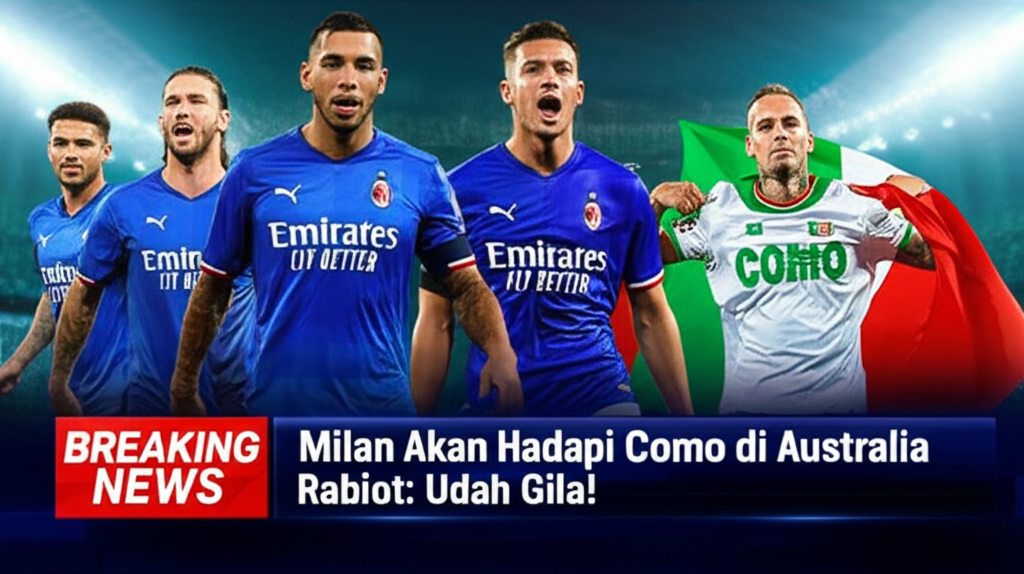 Milan Akan Hadapi Como di Australia, Rabiot: Udah Gila!
